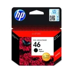 HP 46 (CZ637AE) tindikassett, must