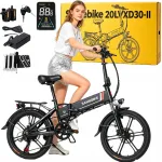 Samebike 20LVXD30-II elektrijalgratas, 90 km, 468W, 20" veljed
