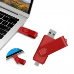 512 GB USB m&auml;lupulk, USB 2.0, USB-A ja Type-C, 30 MB/s