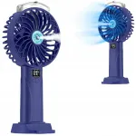Kaasaskantav ventilaator udufunktsiooniga F106, 5 kiirust, USB, LED, vaikne