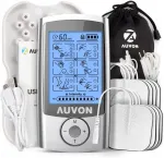 Elektrostimulaator AUVON AS1080 lihasmassaažiks, 16 režiimi, LCD, USB