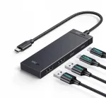 UGREEN CM806 USB jagaja, 2x USB 3.0, 2x USB-C 3.2, USB-C sisend