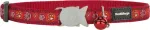 Kassi kaelarihm Red Dingo Paw Impressions Red, 12 mm