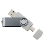 USB-m&auml;lupulk TWISTER, 8 GB, USB 2.0/3.2, USB-C, hall