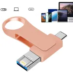 USB m&auml;lupulk 512GB, 4in1, USB-C, Micro USB, OTG, Lightning, 100MB/s