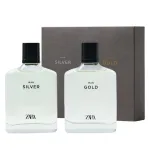 Meeste parf&uuml;&uuml;mid ZARA MAN SILVER + GOLD, 2 x 100 ml