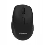 Juhtmevaba hiir Silver Monkey M70, must, vaikne