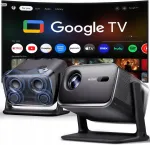 Aurzen Boom Mini 4K Google TV projektor 500 ANSI 20W Dolby Atmos