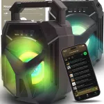 Kaasaskantav Bluetooth k&otilde;lar BOOMBOX, RGB, USB, TF kaart, AUX, 400W