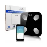 Vannitoakaalud SMART Bluetooth klaasist 180 kg