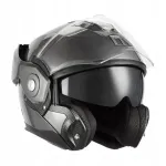 Mootorratturi kiiver NOX PREMIUM NP999 Spinner Ark Titanium l&auml;ikiv, suurus XL