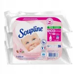 SOUPLINE h&uuml;poallergeenne kangapehmendaja, kontsentreeritud, 3 x 200 ml