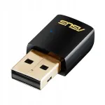 ASUS USB-AC51 v&otilde;rgukaart, kahesageduseline, AC600, USB 2.0