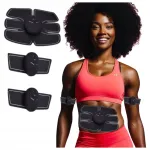 Elektrooniline lihaste EMS TENS stimulaator 3-osaline komplekt Six Pack Slimming Mini Gym