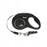 Automaatne flexi rihm koertele Classic S, 5 m, must, kuni 15 kg