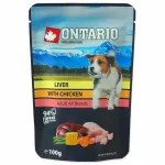 ONTARIO koerakonserv kanaga ja maksaga, 100 g