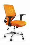 Kontoritool MOBI Orange Mesh v&otilde;rgust seljatoega