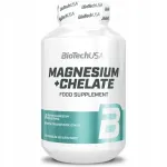 Toidulisand BioTech Magneesium + Kelateeritud, 60 kapslit