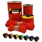 Paracord k&ouml;is EDCX 4 mm, 30 m, vaarikav&auml;rvi, valmistatud Poolas