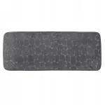 Mikrokiust vannimatt 45x120 cm, grafiithall