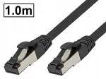 Delock Cat.8.1 SFTP/PIMF v&otilde;rgukaabel, must, 1 m, RJ45-RJ45