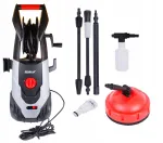 K&otilde;rgsurvepesur DEDRA, 130 bar, 1900 W, alumiiniumist pump, 6 m voolik, harjaga