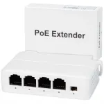 PoE v&otilde;rgu pikendaja 4 kaamerale, 1xPoE IN, 3xPoE OUT