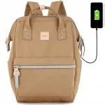Naiste Himawari HM1881 karamellikarva linnaseljakott 13,3" s&uuml;learvutile USB-ga