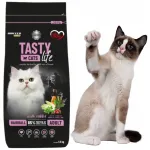 Kuivtoit kassidele BioFeed Tasty Cats Life k&uuml;&uuml;likulihaga, 1,5 kg