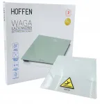 Vannitoa kaalud Hoffen, valge, LED-ekraan, 150 kg