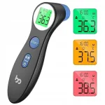Kontaktivaba infrapunatermomeeter FEMOMETER DET-306 LCD-ekraaniga, patareidega