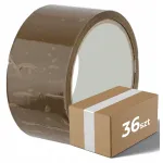 Pruun kleepuv pakketeip, 48 mm x 50 jardi, 36 tk