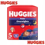 Pampers Huggies Overnights Pants suurus 5 (12-17 kg) 72 tk