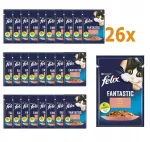 FELIX FANTASTIC m&auml;rg kassitoit l&otilde;he želees, 26 x 85 g