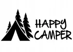 Kleebis taustata autole, motole v&otilde;i s&uuml;learvutile CAMPING, 8 x 17,9 cm