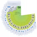 Bantex C6 &uuml;mbrikud, valged, ise kleepuvad, 114x162 mm, 25 tk