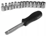 Padrunv&otilde;tmete komplekt 1/4", 4&ndash;14 mm, k&auml;epidemega 150 mm YATO