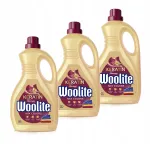 Vedelpuhastusvahend WOOLITE Keratin Therapy v&auml;rvilistele kangastele, 3 x 2,7 l