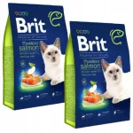BRIT Cat Premium By Nature steriliseeritud kassidele kuivtoit l&otilde;hega, 2 x 1,5 kg