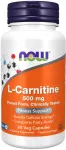 Toidulisand NOW FOODS L-Karnitiin 500 mg, 60 kapslit