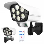 Imitatsioonvalveme kaamera 77 LED p&auml;ikese lamp