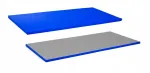 Sportlik tatami matt 200 x 100 x 4 cm, libisemiskindel, R200, sinine