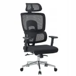 Ergonoomiline kontoritool Breeze Plus 90, must, kiikumise ja fikseerimise funktsiooniga