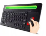 Traadita Bluetooth klaviatuur puutejuhtimisega
