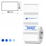 Liimetriketid Niimbot B1/B4/B21/B3S, valged, 40x20 mm, termo