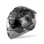 Motorratta kiiver AIROH SPECKTRE Groove hall l&auml;ikiv, suurus M