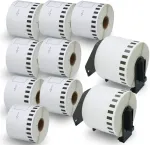 Kleepuv sildirull BETCKEY DK-22205, 62 mm x 30,48 m, Brother QL printeritele