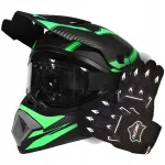 Komplekt: kiiver, prillid ja kindad Cross Enduro Quad ATV BMX, suurus L