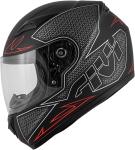 Laste integreeritud GIVI mootorrattakiiver, must punasega, suurus 50 / JS