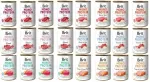 Koeratoit Brit Mono Protein, erinevad maitsed, 24 x 400 g komplekt